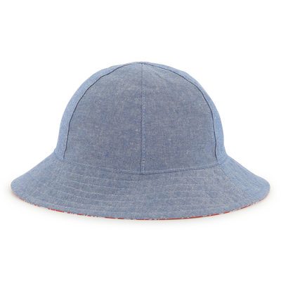 Bob reversibile in cotone KENZO KIDS UNISEX