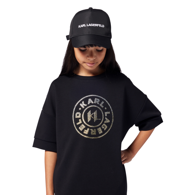 Cappello ricamato regolabile KARL LAGERFELD KIDS 
                        RAGAZZO