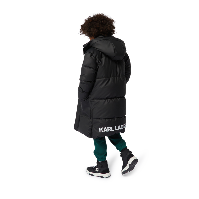 High-Top Leather Sneakers KARL LAGERFELD KIDS 
                        RAGAZZO