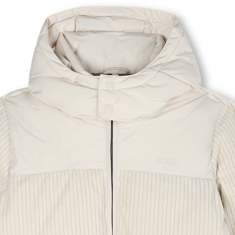 Piumino bi-materiale BOSS 
                        RAGAZZO