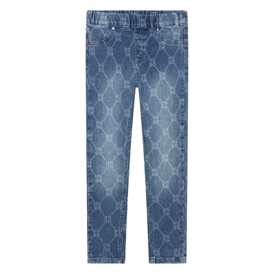 Jeans aderenti stampati HUGO BAMBINA