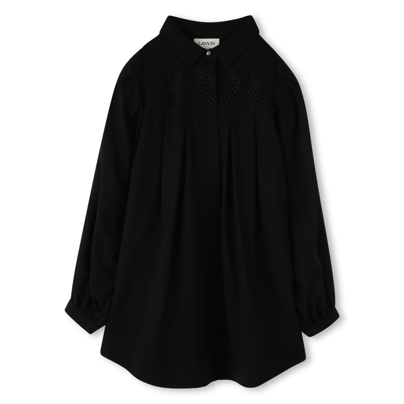 Abito con stampa ricamata LANVIN 
                        BAMBINA