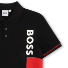 POLO MANICHE CORTE BOSS 
                    BAMBINO