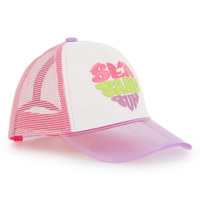 CAPPELLINO CON VISIERA TRASPARENTE BILLIEBLUSH 
                        BAMBINA