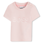 T-shirt con stampa lucida BOSS 
                    BAMBINA