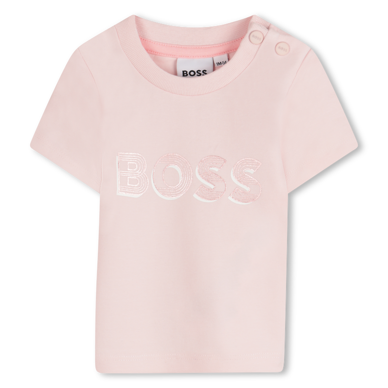 T-shirt con stampa lucida BOSS 
                        BAMBINA