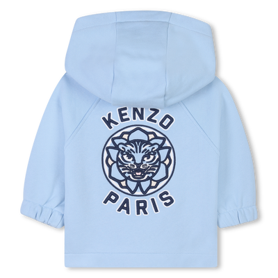 Cardigan da jogging con zip KENZO KIDS RAGAZZO