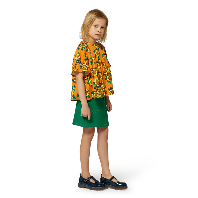 Gonna a trapezio con tasche KENZO KIDS 
                        BAMBINA