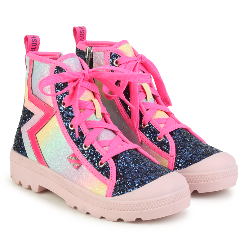 Stivaletti paillettes e zip