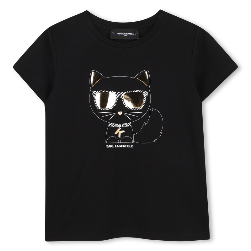 T-SHIRT ILLUSTRAZIONE CHOUPETTE KARL LAGERFELD KIDS 
                        BAMBINA