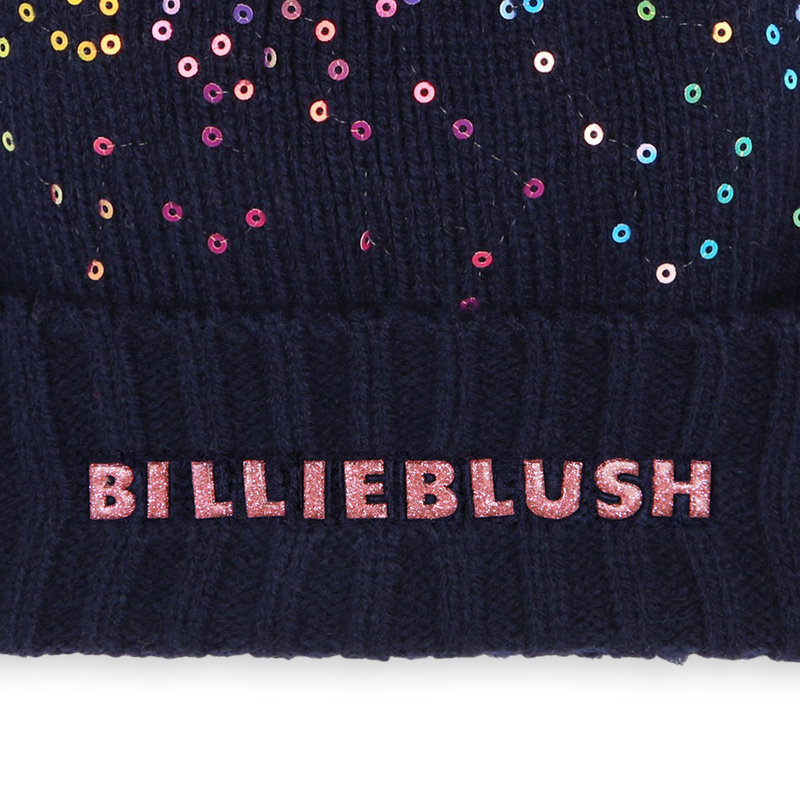 Cappello pompon e paillettes BILLIEBLUSH 
                        BAMBINA