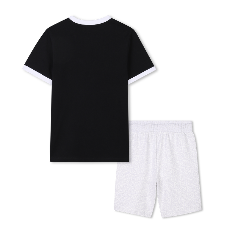 Completo t-shirt e bermuda DKNY 
                        RAGAZZO
