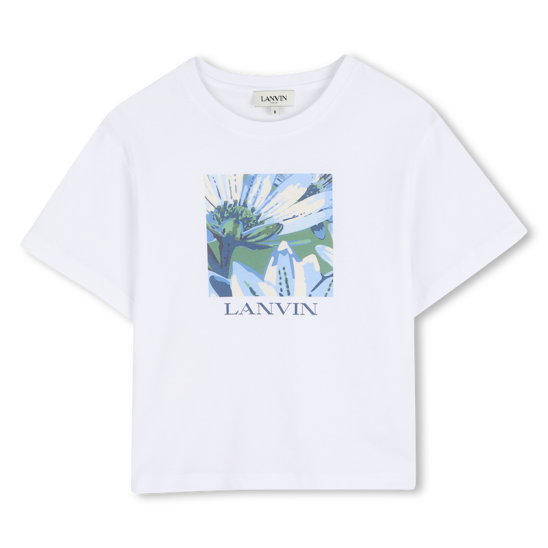 T-SHIRT A MANICHE CORTE LANVIN 
                        BAMBINA