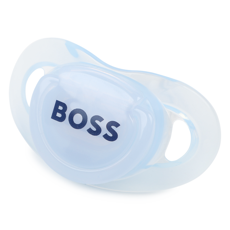 Ciuccio logato in silicone BOSS 
                        UNISEX
