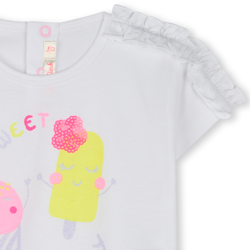 T-shirt cotone maniche corte BILLIEBLUSH 
                        BAMBINA
