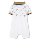 Tuta corta con collo a polo BOSS 
                    RAGAZZO