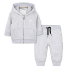 Set cardigan e pantaloni, GRIGIO BEIGE, hi-res