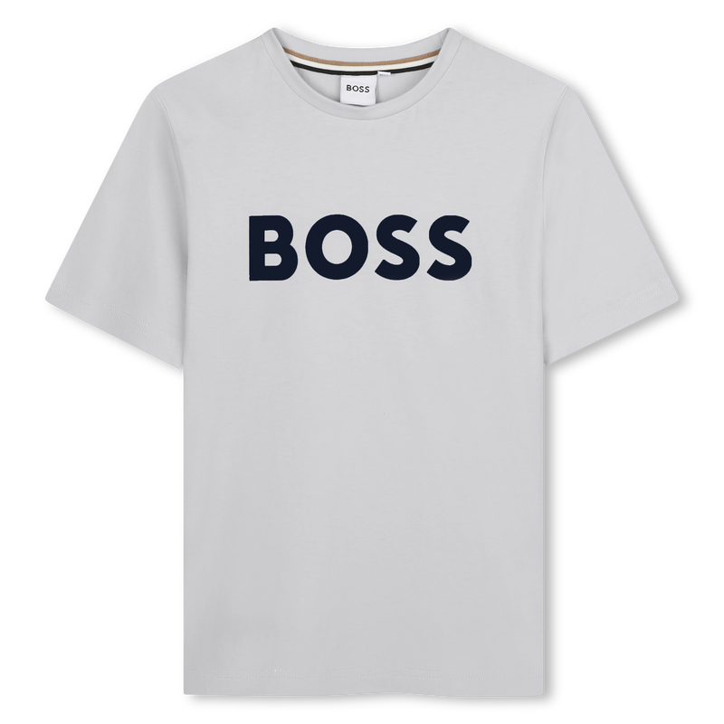 T-SHIRT A MANICHE CORTE BOSS 
                        RAGAZZO