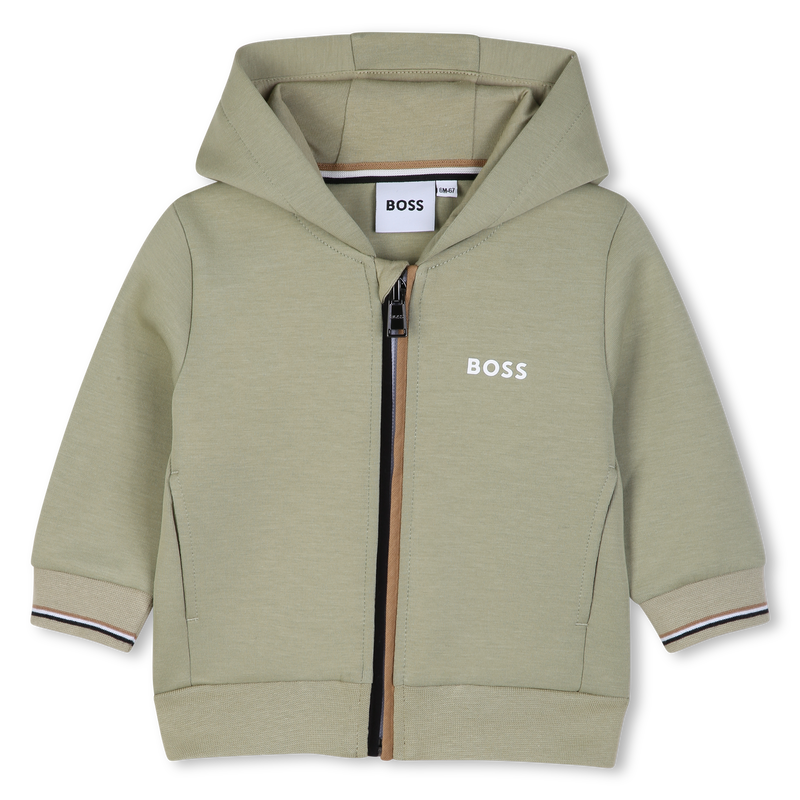 Cardigan con cappuccio BOSS 
                        RAGAZZO