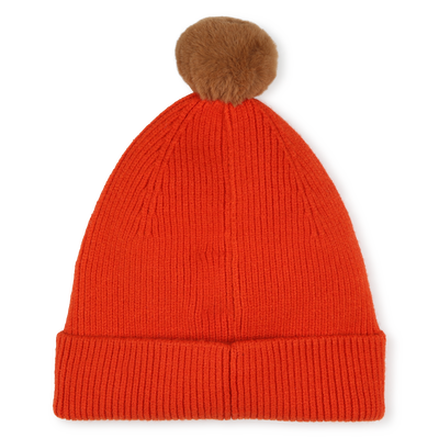 Berretto con pompon in maglia TIMBERLAND RAGAZZO
