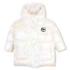 Giacca a vento con cappuccio KARL LAGERFELD KIDS 
                    BAMBINA
