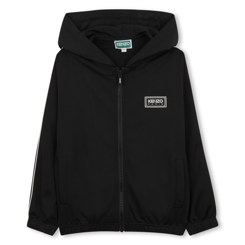 FELPA JOGGER CON CAPPUCCIO KENZO KIDS 
                        RAGAZZO