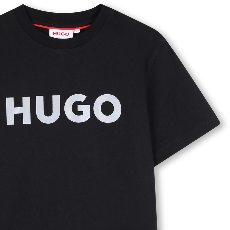 T-SHIRT A MANICHE CORTE HUGO 
                        RAGAZZO