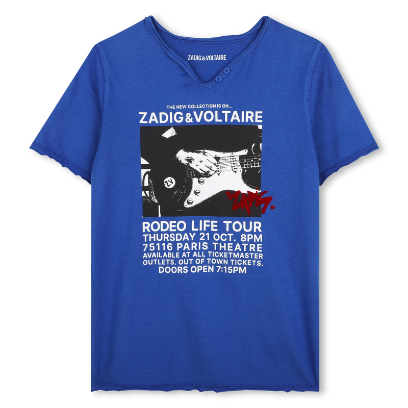 T-shirt a maniche corte ZADIG & VOLTAIRE 
                        RAGAZZO