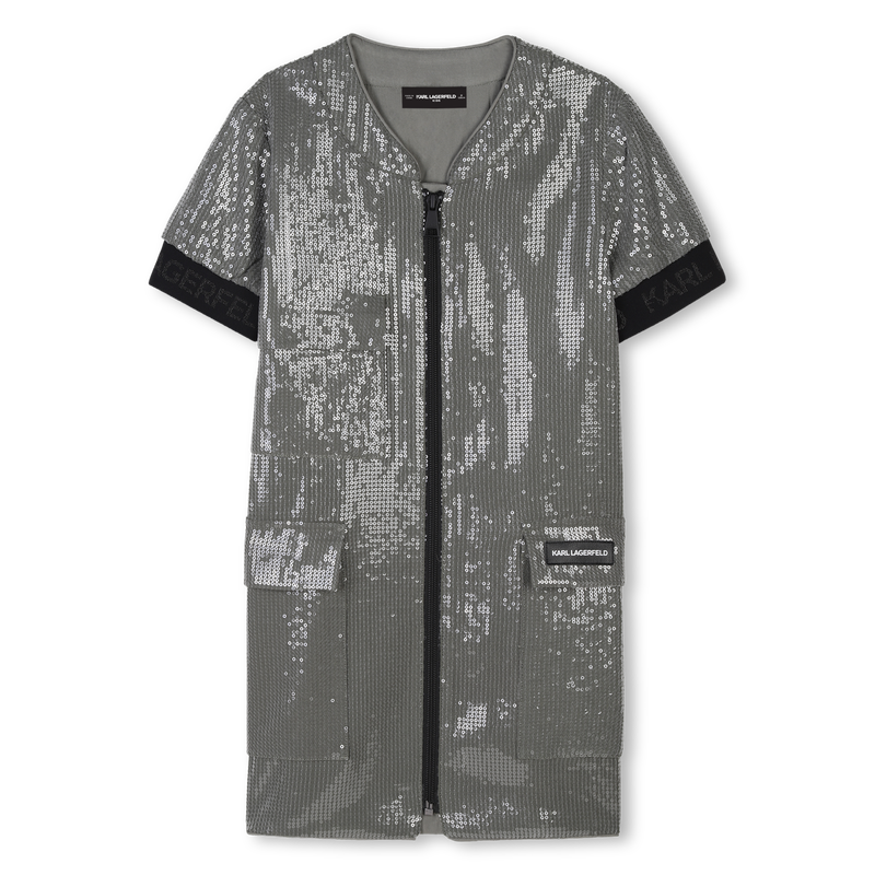 Vestito a maniche corte KARL LAGERFELD KIDS 
                        BAMBINA