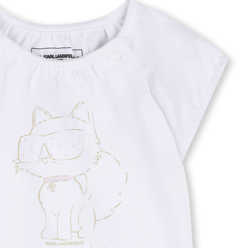 SET T-SHIRT E GONNA KARL LAGERFELD KIDS 
                        BAMBINA