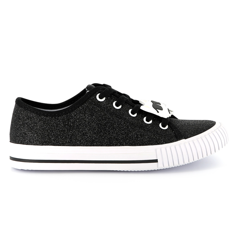 Sneakers basse con lacci KARL LAGERFELD KIDS 
                        BAMBINA