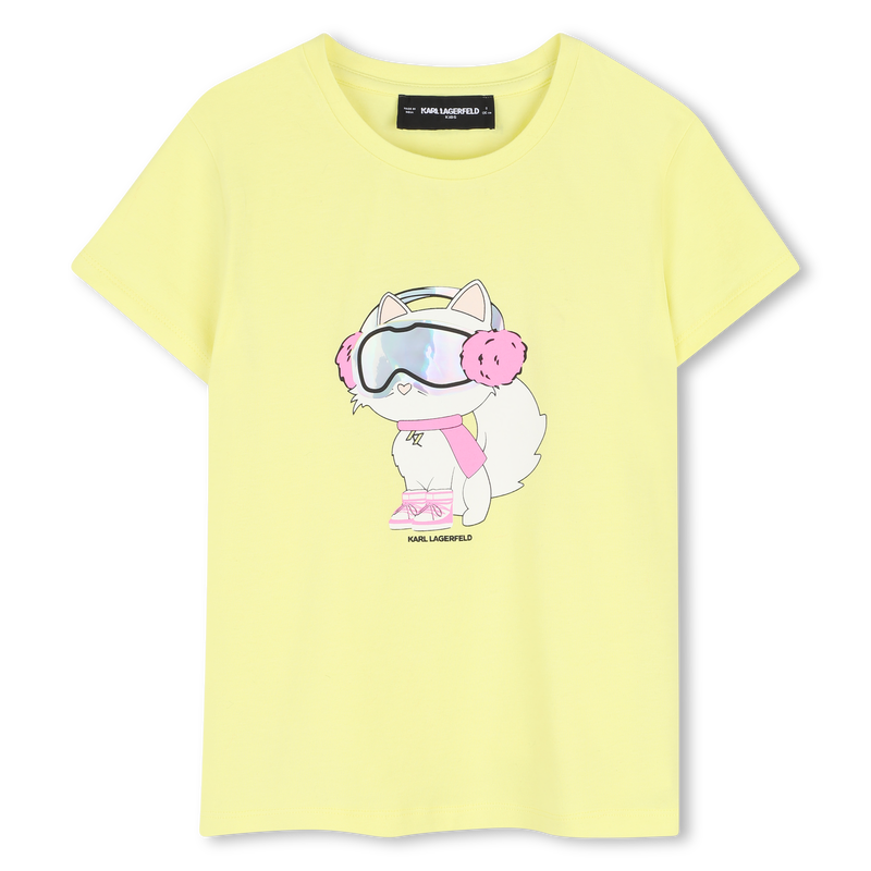 T-shirt a maniche corte KARL LAGERFELD KIDS 
                        BAMBINA