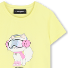 T-shirt a maniche corte KARL LAGERFELD KIDS 
                    BAMBINA