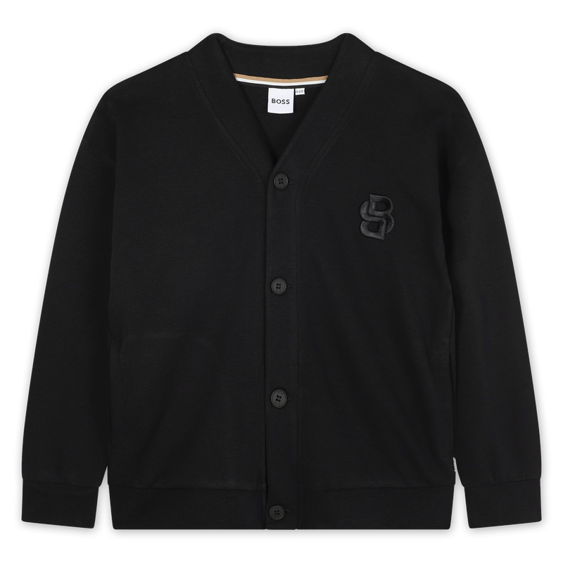 Cardigan con chiusura a bottone BOSS 
                        RAGAZZO