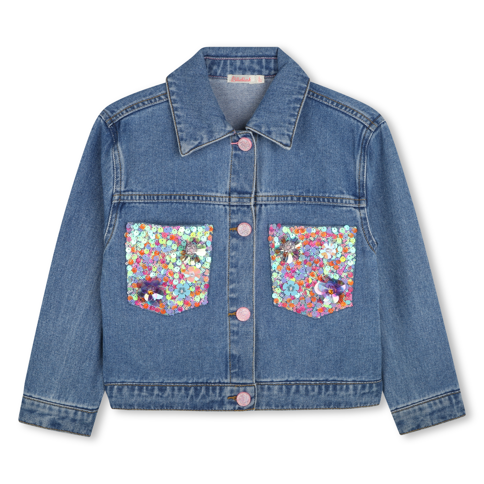 BILLIEBLUSH Giacca di jeans con paillettes per BAMBINA Kids around